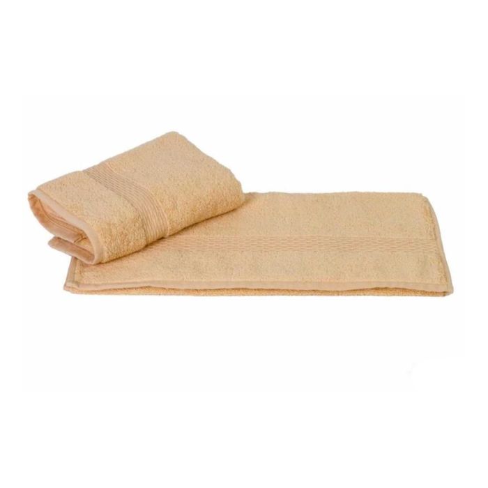 Махровое полотенце "FIRUZE", размер 70х140 см, цвет жёлтый