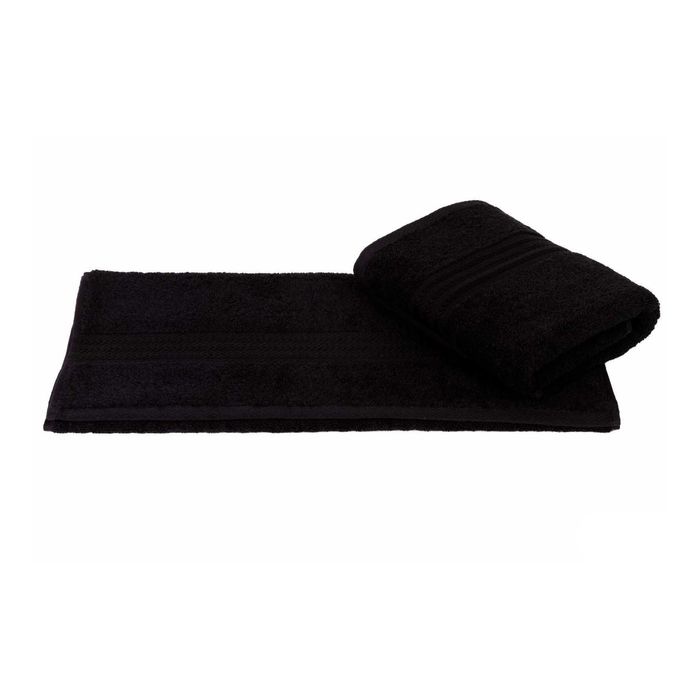 Махровое полотенце "RAINBOW", размер 50х90 см, цвет чёрный