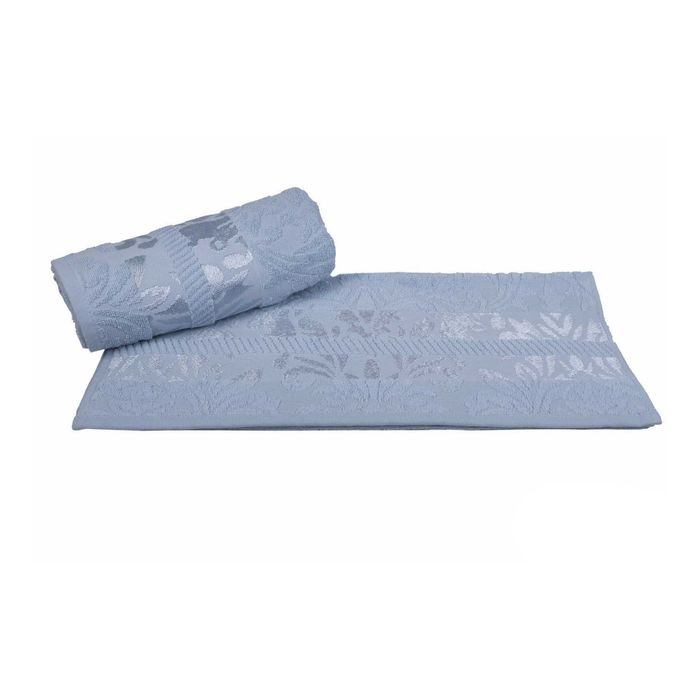 Махровое полотенце "VERSAL", размер 50х90 см, цвет голубой
