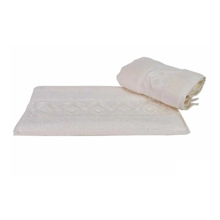 Махровое полотенце "SIDELYA", размер 50х90 см, цвет кремовый