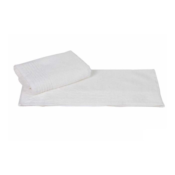 Махровое полотенце "GOFRE", размер 70х140 см, цвет белый