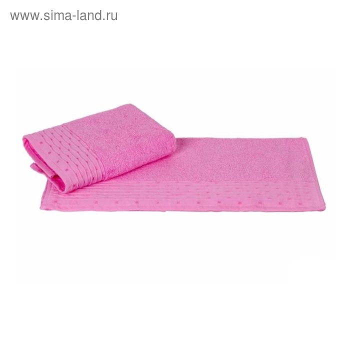 Полотенце Gofre, размер 70 × 140 см, розовый
