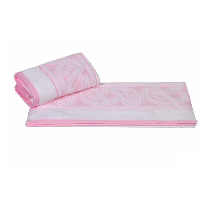 Махровое полотенце "HURREM", размер 50х90 см, цвет белый