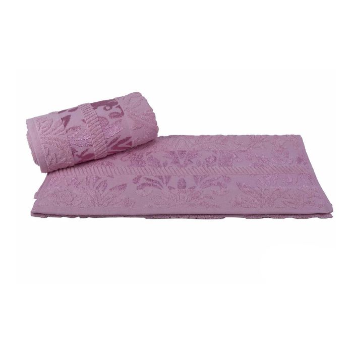 Махровое полотенце "VERSAL", размер 100х150 см, цвет розовый