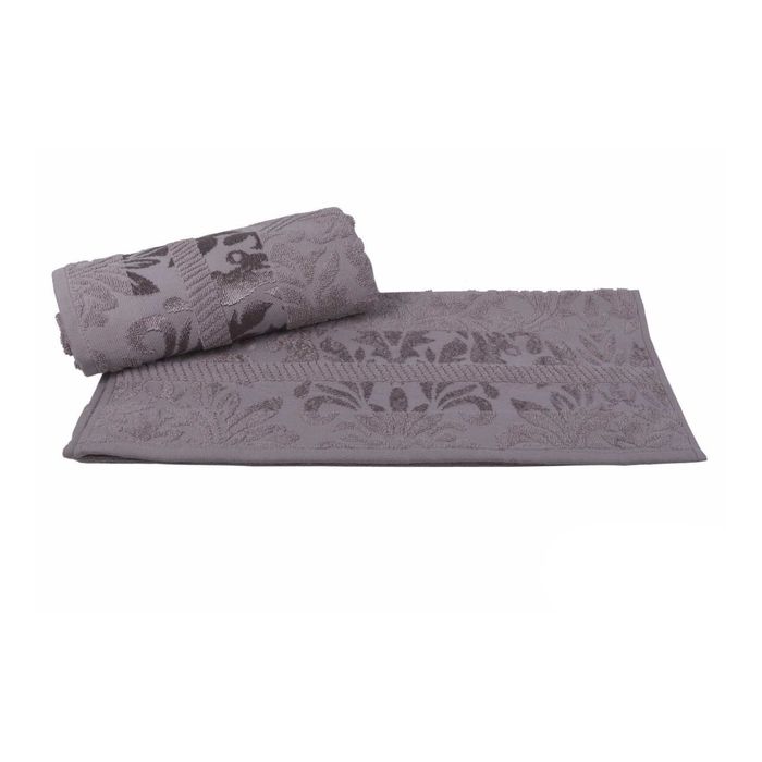 Махровое полотенце "VERSAL", размер 100х150 см, цвет серый