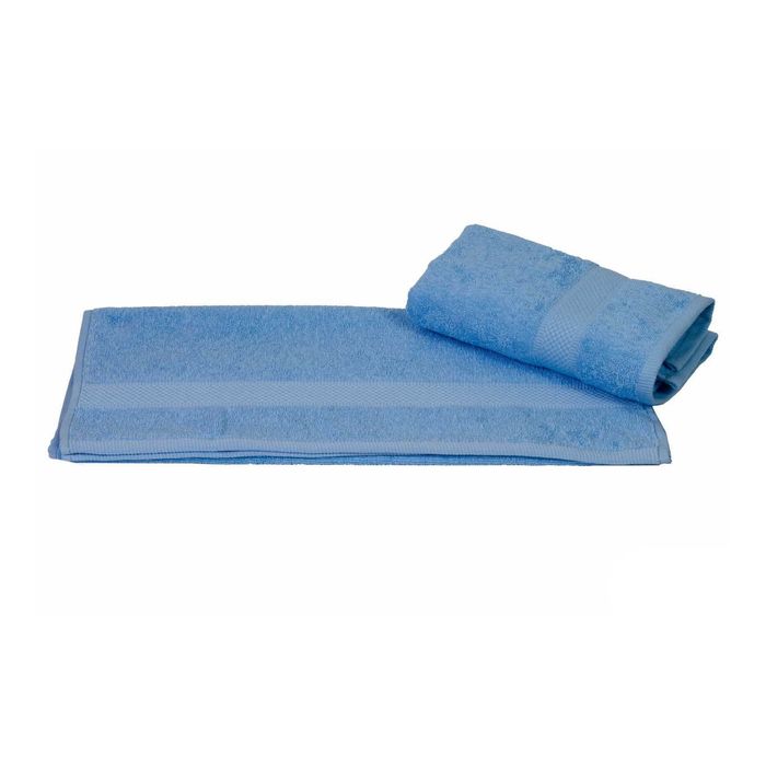 Махровое полотенце "BERIL", размер 50х90 см, цвет голубой