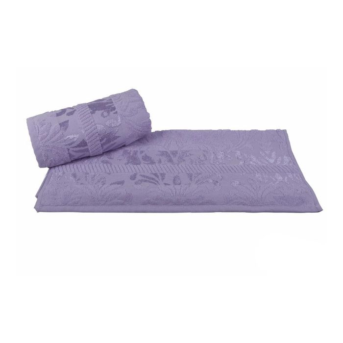 Махровое полотенце "VERSAL", размер 100х150 см, цвет лиловый