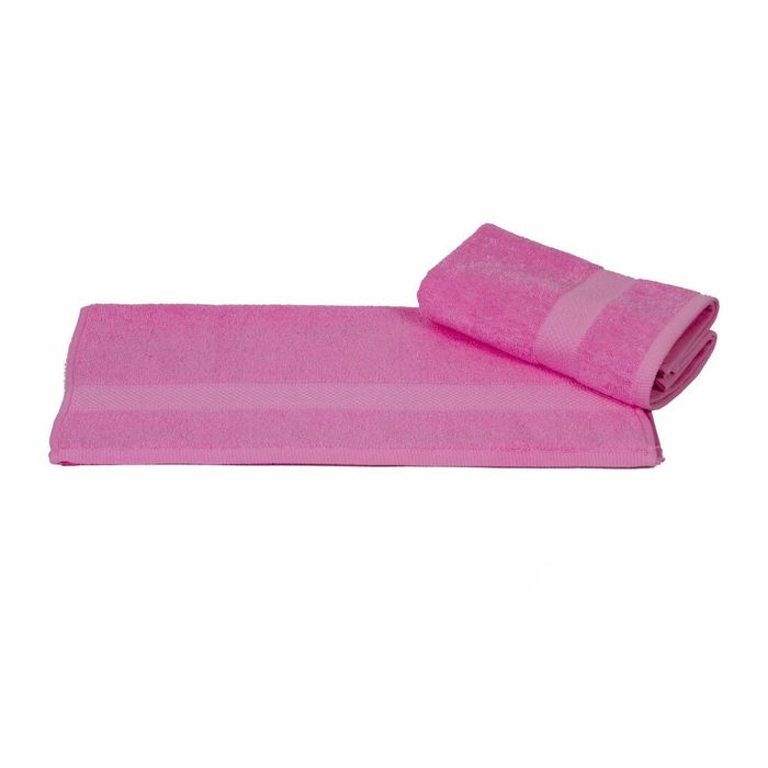 Махровое полотенце "BERIL", размер 50х90 см, цвет розовый