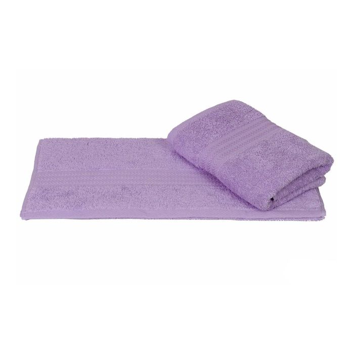 Махровое полотенце "RAINBOW", размер 70х140 см, цвет светло-лиловый