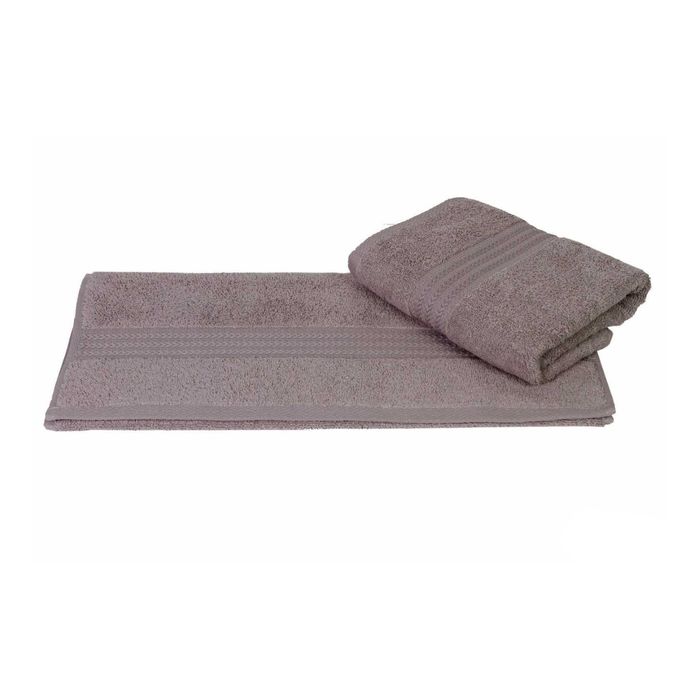 Махровое полотенце "RAINBOW", размер 70х140 см, цвет серый