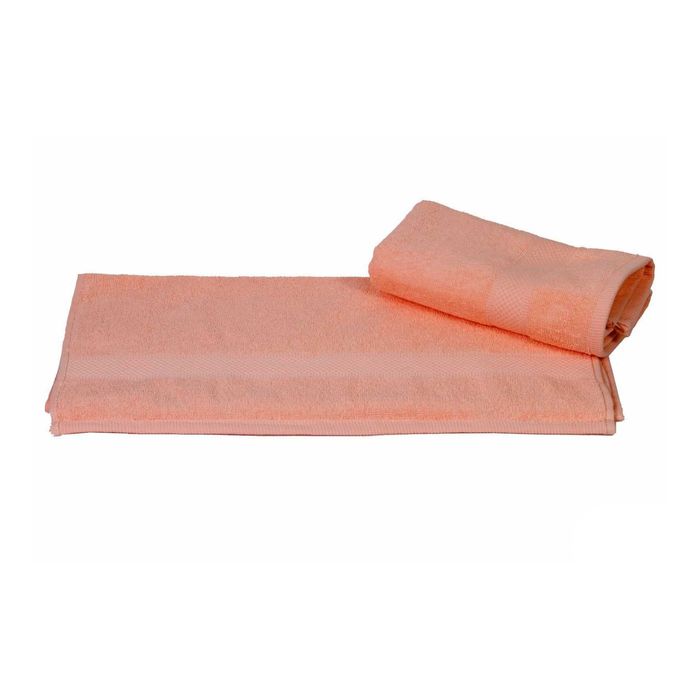 Махровое полотенце "BERIL", размер 100х150 см, цвет персиковый