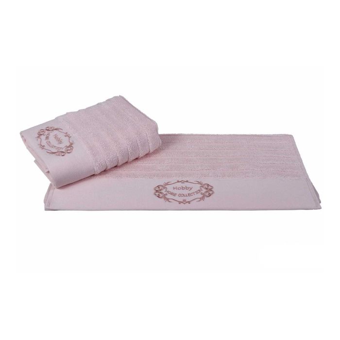 Махровое полотенце "ZAFIRA", размер 70х140 см, цвет персиковый