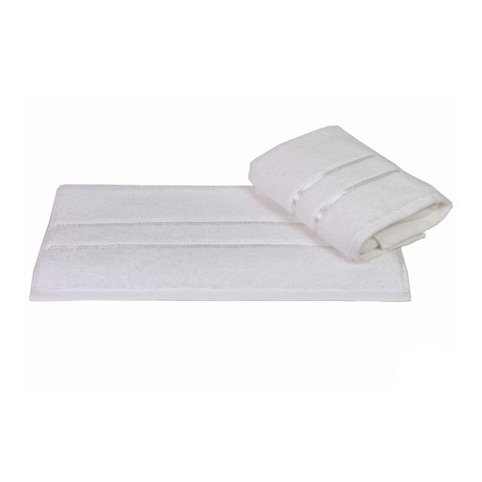 Махровое полотенце "DOLCE", размер 30x50 см, цвет белый