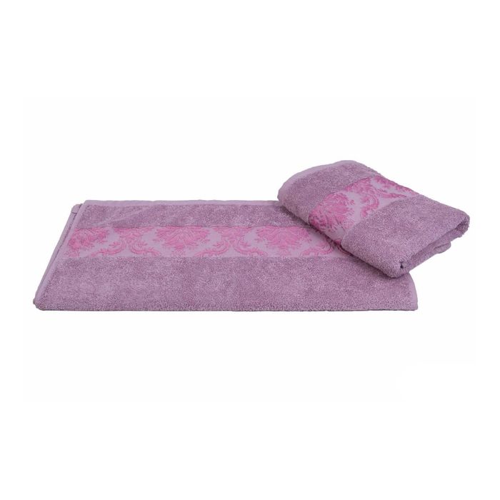 Махровое полотенце "RUZANNA", размер 50х90 см, цвет лиловый