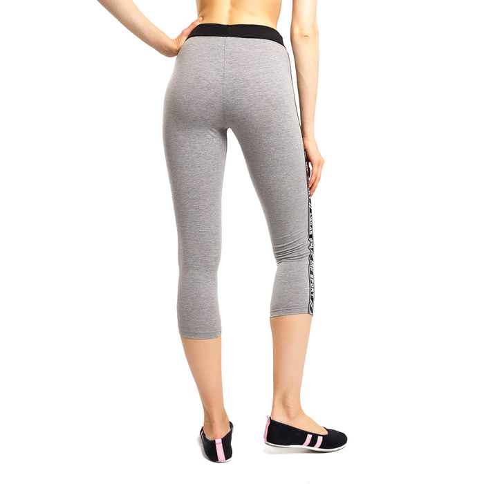 Бриджи женские 2234-16 (322235) цвет серый меланж, р. 42 (XS), рост 164-170