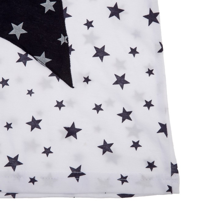 Пижама женская (майка, шорты) Ночка цвет чёрный, р-р 50