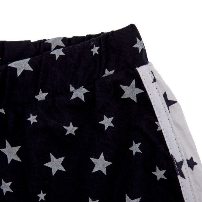 Пижама женская (майка, шорты) Ночка цвет чёрный, р-р 50