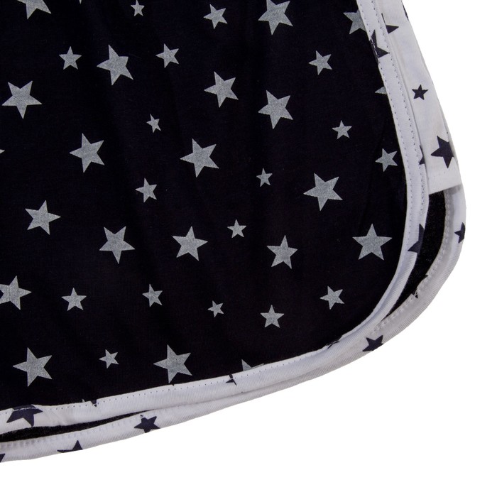 Пижама женская (майка, шорты) Ночка цвет чёрный, р-р 50