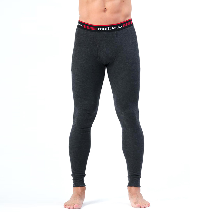 Кальсоны "Термо" мужские 5-1204 (641204) цвет серый, р. 54 (XXL), рост 176