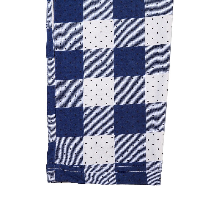 Пижама женская (джемпер, брюки) Кошки-мышки цвет синий, р-р 44