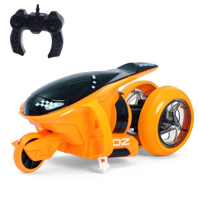Мотоцикл-перевертыш "OZ", на радиоуправлении, работает от аккумулятора, световые эффекты