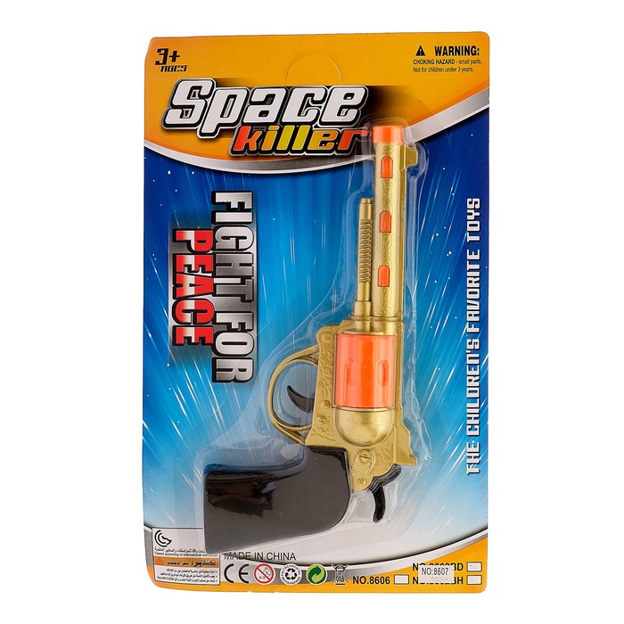 Пистолет "Голд шот", световые и звуковые эффекты, работает от батареек