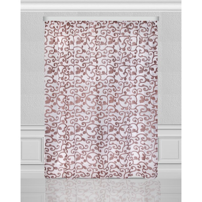 Тюль 03411 "Мода", ш 250 х в 265 см, венге