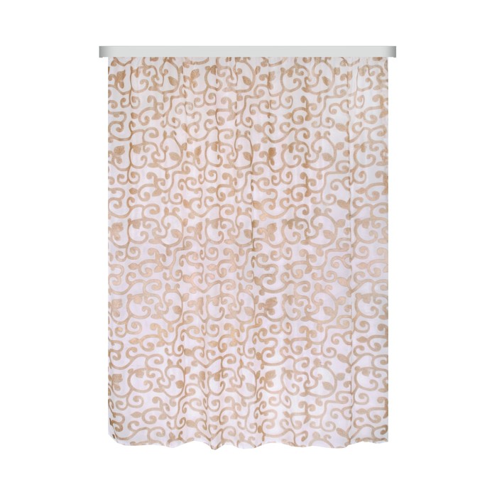 Тюль 03412 "Мода", ш 250 х в 265 см, бежевый