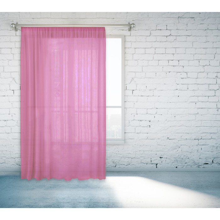 Тюль 55670-4 "Легкость", ш 150 х в 260 см, фуксия