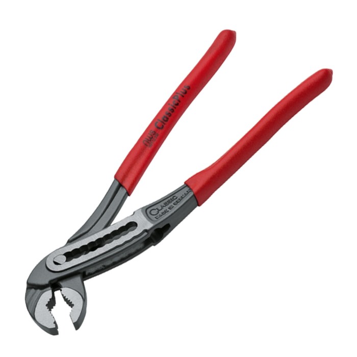Клещи переставные NWS 1651-12-180 "Classic Plus", 180 мм, пластик.ручки