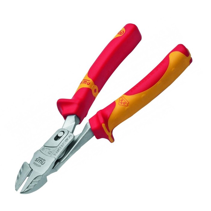 Кусачки-бокорезы NWS 138-49-VDE-200, 200 мм, силовые, рычажные, трехкомп.ручки