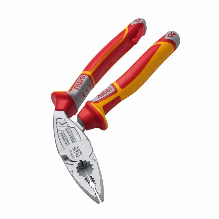 Плоскогубцы NWS 1096-49-VDE-200, 200 мм, изогнутые
