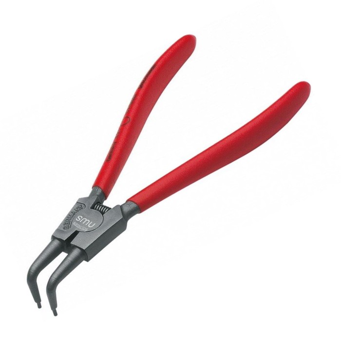 Клещи NWS 175B-62-A01, для съема внешних стопорных колец, d=3-10 мм, изогн. на 90"