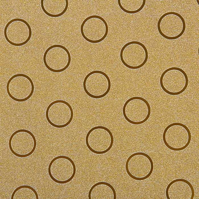 Пленка для цветов и подарков "Золотые круги" 0.5 х 5 м