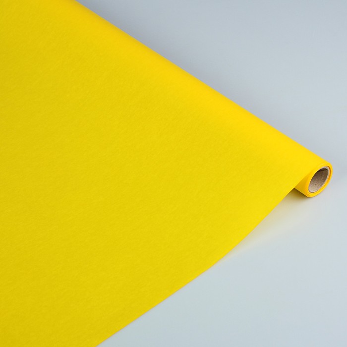 Калька для цветов, жёлтая, 0.5 х 10 м, 30 г/м²
