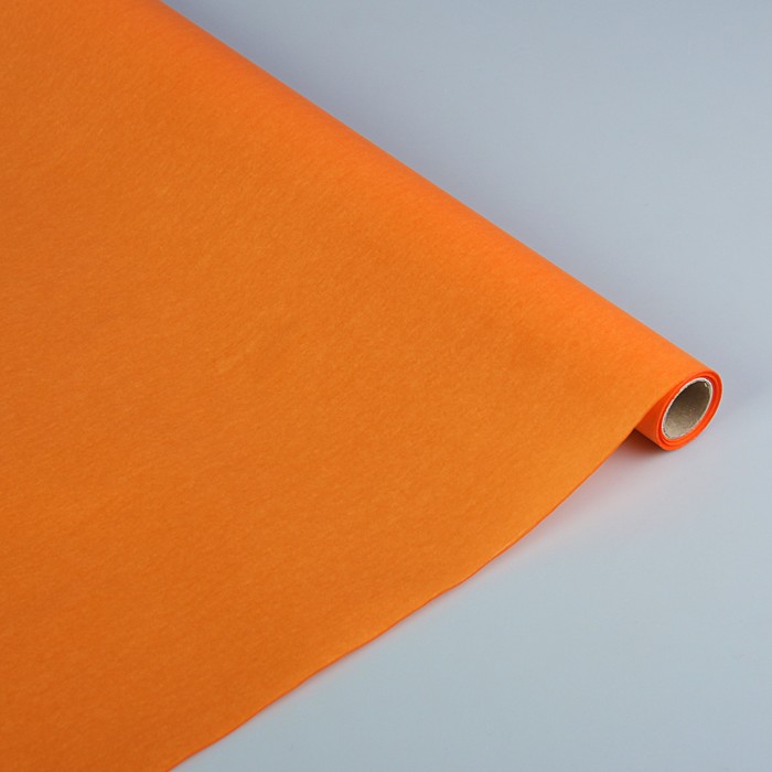 Калька для цветов, светло-оранжевая, 0.5 х 10 м, 30 г/м²