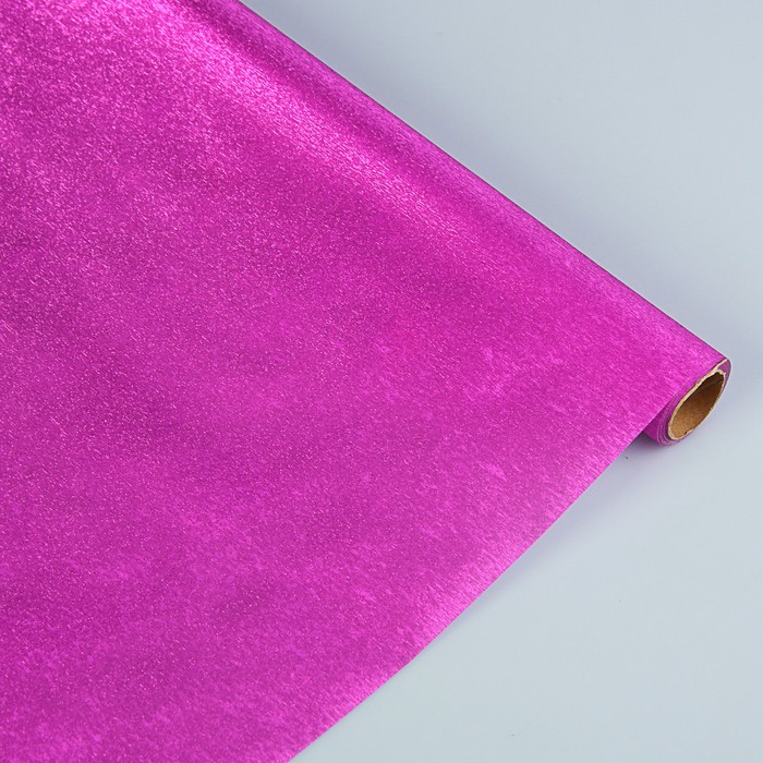 Пленка для цветов и подарков рифленая манджента 0.5 х 5 м