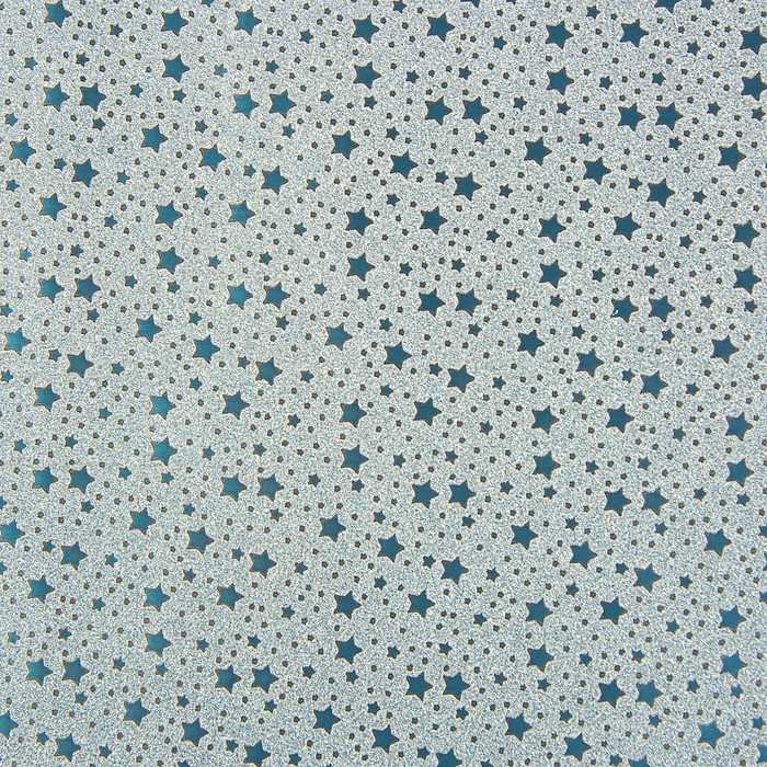 Пленка для цветов и подарков "Голубые звезды" 0.5 х 5 м