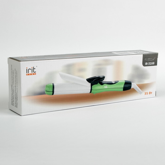 Стайлер Irit IR-3168, 2 в 1, керамическое покрытие, белые