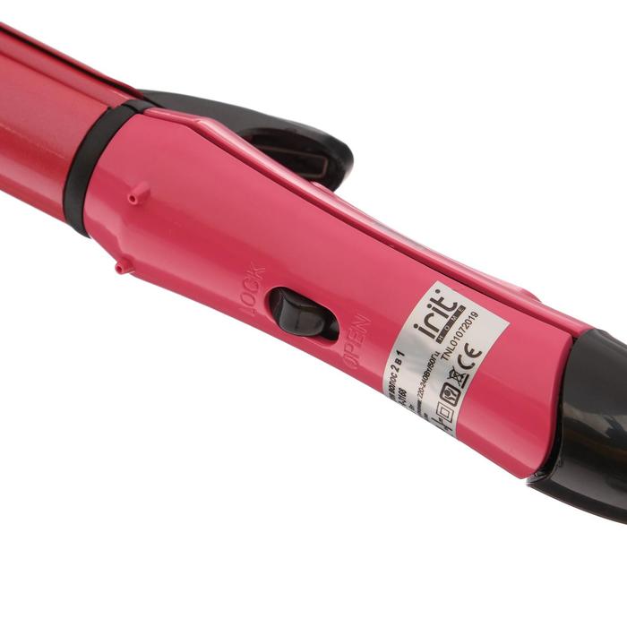 Стайлер Irit IR-3168, 2 в 1, керамическое покрытие, розовые 265313