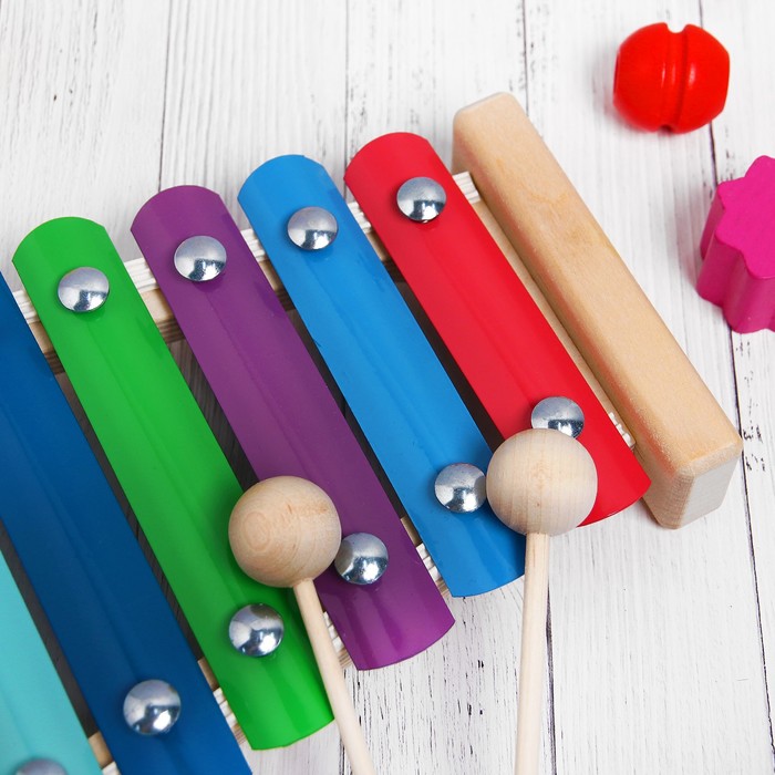 Металлофон разноцветный