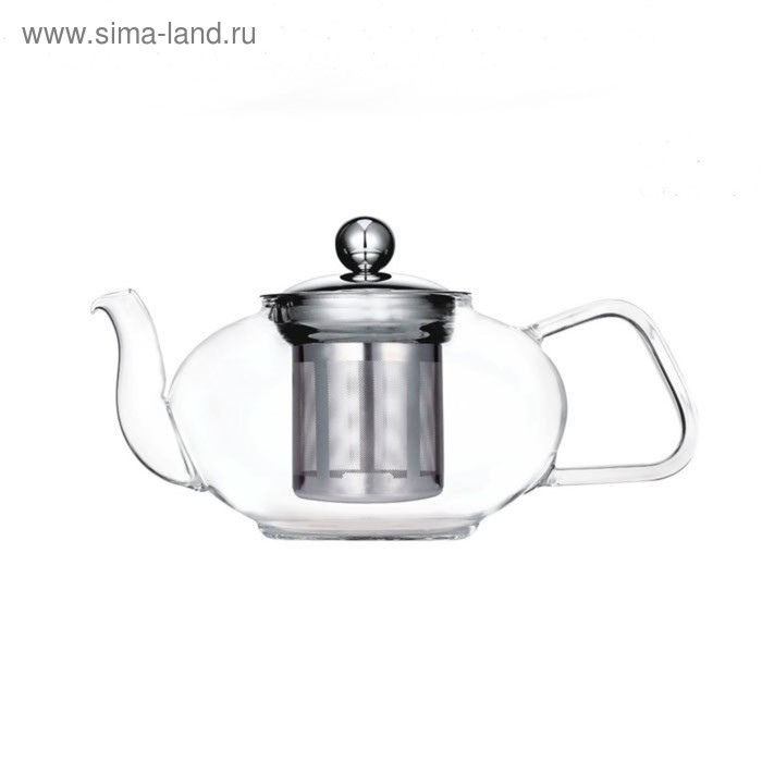 Чайник заварочный, 0,8 л, с фильтром чайник заварочный ample 600мл с фильтром attribute tea att200
