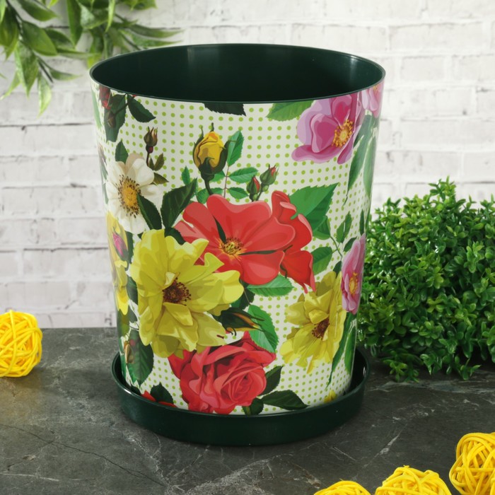 Горшок с поддоном 1,2 л "Фиона"