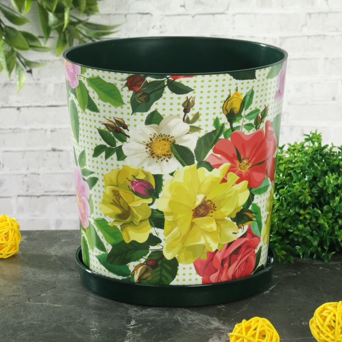 Горшок с поддоном 1,8 л "Фиона"