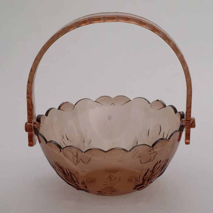 Конфетница с ручкой "Изобилие", тонированная