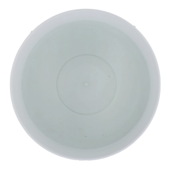 Салатник 1 л "Меланж", с ободком, цвет светло-зелёный