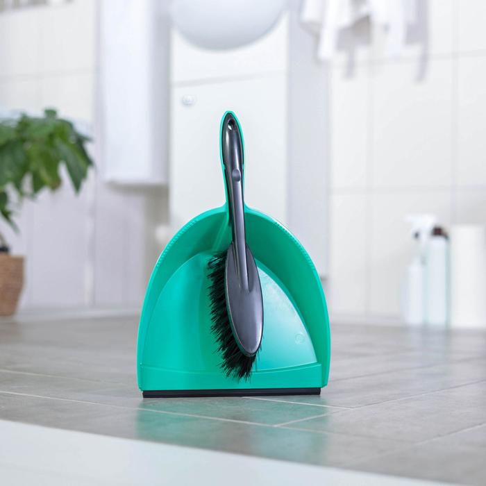 Набор для уборки "Модена": щетка-сметка, совок, цвет МИКС