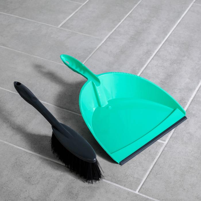 Набор для уборки "Модена": щетка-сметка, совок, цвет МИКС