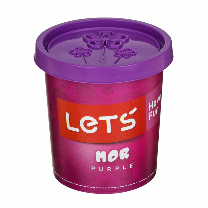 Тесто для лепки 150 гр, крышка-форма, цвет фиолетовый