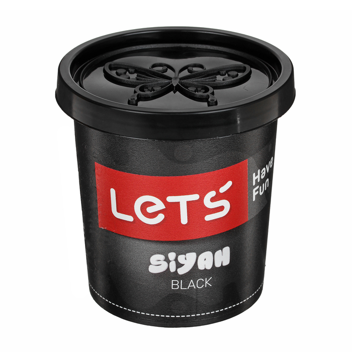 Тесто для лепки 150 гр, крышка-форма, цвет черный